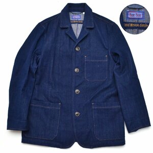 BLUE BLUE ブルーブルー ハンドウーブン カバーオール ジャケット 本藍染め HAND WOVEN DENIM 2サイズ メンズ 700080-963 JK1952 M655672