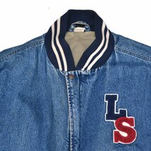 90s Levi's リーバイス 90s デニムスタジャン スタジアムジャケット ヴィンテージ Lサイズ メンズ 90年代 70601-0289 M630255_画像8