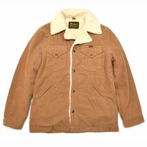 Wrangler ラングラー for DUFFER WS9088 コーデュロイランチコート ランチジャケット Mサイズ メンズ ベージュ M810632_画像1