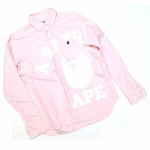 A BATHING APE アベイシングエイプ ボタンダウン　オックスフォードシャツ Sサイズ L719123