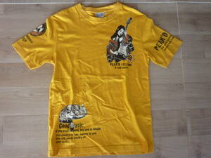 古着 PEAK'D YELLOW テッドカンパニー プリントＴシャツ