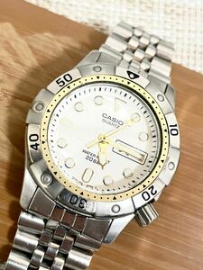 [希少:ヴィンテージ/稼働]CASIO カシオ Diver’s watch ダイバーズウオッチ カジキモデル/デイデイト腕時計