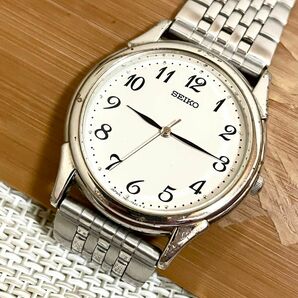 [限定特価品:ランクB+/稼働品]SEIKO セイコー セレクション Spirit スピリット /白文字盤/シルバー/腕時計