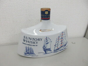 SUNTORY サントリー ウィスキー OSAKA WORLD SAIL 83年 760ml 43％ 陶器ボトル 約1300g 古酒 #35646