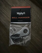 米国製 ベルハンガー Bravo Bells フレイム 炎 [Flame Bravo Bell Hanger] Made in USA バイク アクセサリー ガーディアンベル ステー_画像4