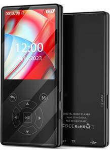 MP3プレーヤー 64GB 大容量 スピーカー 内蔵 Bluetooth5.0 mp3プレイヤー HIFI音質 2.4インチ大画面 タッチパネル液晶