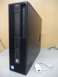 HP Z240 SFF Workstation 本体 (Xeon E3-1225 v5/ 4GB / 1TB / Quadro P400)