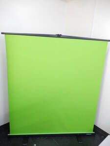 EMART Green Screen [ independent type ][ black ma key, green back, background cloth ]