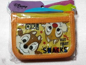 ディズニー　チップ＆デール　紐付きキッズ財布 財布 子ども ネックパース