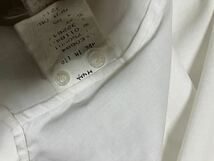 キムタク着用　ニールバレット ボウタイ柄　デザインシャツ　長袖 白 ディオールオムをインスパイヤ Nile Barrett_画像4