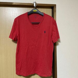 Polo Ralph Lauren v -neck с коротким рукавом t -Fish l Размер