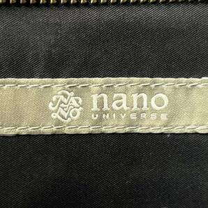 ナノユニバース トートバッグ ビジネスバッグ ビジネストート サフィアーノレザー オールレザー 本革 ブラック A4収納 肩掛けの画像7