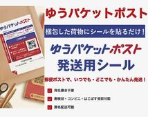 5枚☆ゆうパケットポスト 発送用シール　(普通郵便発送・送料込)_画像2