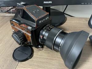 Mamiya M645　　SEKOR　55mm　1:2.8　　レンズフード　　キャップ付　　マミヤ　55 2.8 Pro TL super 対応レンズ