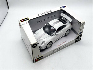 1　未使用　ブラーゴ　burago 1/18 PORSCHE　911 GT3 RS 4.0　ポルシェ 　ホワイト