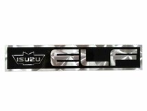 アルミウロコステッカー　ELF　ブラック（黒）　いすゞ　エルフ_画像1