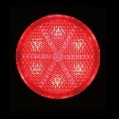 LED丸型リフレクター　NEO　レッド/レッド（赤）　24V　（リフレクターランプ）