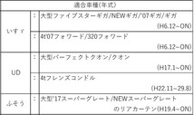 カーテンランナー　ギガ/フォワード/クオン用　15個入り 　トラック用　（508620）_画像5