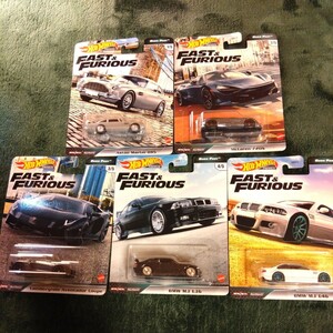 ホットウィール Hot Wheels FAST ＆ FURIOUS EURO FAST 5台セット