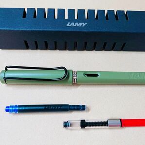 2000円値下げ!Lamy万年筆 EF 細字インクとコンバーター付き 万年筆 ラミー LAMY