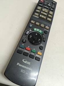 【FNB-36-115】 Panasonic パナソニック BD用 リモコン N2QAYB000649 対応 DMR-BRT300-K 　上フタ緩み・通電するボタンもあり・ジャンク