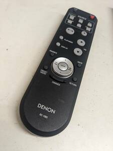 【FNB-30-108】DENON AV ホームシアターシステムプレーヤー　リモコン　RC-1083　ENTER周り上下右ボタン不良・あとは動確済