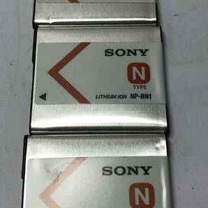 ザ・１５００円 SONY サイバーショット 純正バッテリー NP-BN1 ３個まとめての画像1