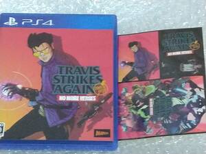 PS4 Travis Strikes Again: No More Heroes Complete Edition 特典-オリジナルステッカー付き