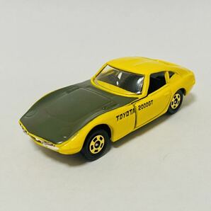 トミカ 5-1 トヨタ 2000GT トヨタ博物館特注 TAM 耐久テストカラー仕様 箱無し 日本製 黒箱 当時物の画像1