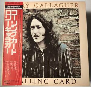 美盤 帯付LP ロリー・ギャラガー RORY GALLAGHER コーリング・カード CALLING CARD CHY-1124