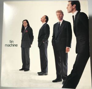 良好 希少 US-ORIG LP TIN MACHINE DAVID BOWIE EMI USA E1-91990