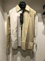 タグ付未使用品 22SS 1piu1uguale3 L/S BIG SHIRTS (PLAIN/CRAZY) ［BEIGE］サイズⅢ オーバーサイズ　AKM wjk ジュンハシモト_画像5