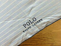 sy403k　Polo Ralph Lauren　折りたたみ傘　ポロラルフローレン　水色　レディース　女性用　中古_画像2