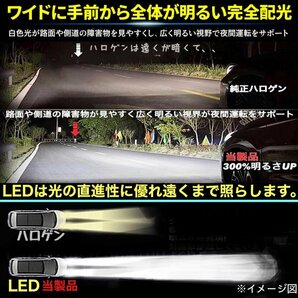 H4 LED ヘッドライト バルブ ダイハツ ハイゼット カーゴ タント ミライース ココア 軽トラ Hi/Lo 車検対応 ZESチップ搭載 爆光 6000K 汎用の画像8