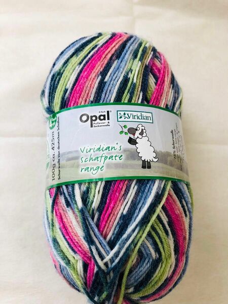 オパール毛糸 Viridian's Schafpate Range Sunny 1玉