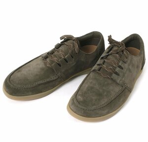 24.5cm Clarks Oakland Walk 定価23,100円 size6 1/2 Dark Olive Combi 26154065 クラークス オークランド ウォーク スエード