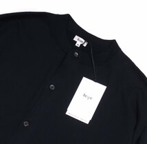 23SS 【タグ付き・新品・定価49,500円】Scye ギザコットン16GG バンドカラーシャツ size40 Dark-Navy 1123-11102 サイ_画像4