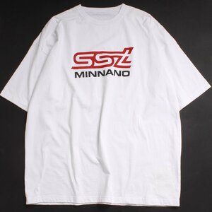  special order SSZ MIN-NANO T-SHIRT② Logo T-shirt sizeL white min nano esesz.-BEAMS Beams 