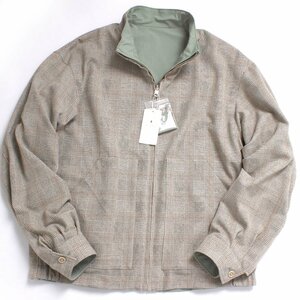 【タグ付・新品・定価15,400円】green label relaxing リバーシブル スタンド ブルゾン ウォッシャブル M 3225-199-3231 グリーンレーベル