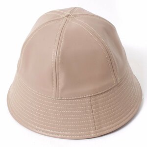 【新品・定価24,200円】KIJIMA TAKAYUKI APPLE LEATHER SAILOR HAT size2 W-222839-63 キジマ タカユキ セーラーハット