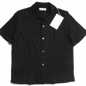 24ss【タグ付き・新品】OUR LEGACY BOX SHIRT SHORTSLEEVE 44 BLACK BOUCLE M2202BB アワーレガシー ボックス シャツ ショートスリーブ