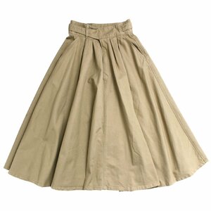 SINME GURKHA SKIRT グルカスカート 定価41,800円 size27 サンドベージュ S603 シンメ フレアスカート