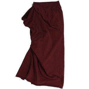 【タグ付き・新品・定価62,700円】DRIES VAN NOTEN HAUDI 3608 W.K.SKIRT BUR ドリスヴァンノッテン スウェット ドレープ スカート　