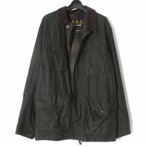 Barbour 4ポケット ミリタリーブルゾン sizeXL オリーブ MWX0617OL31 バブアー ジャケット_画像4