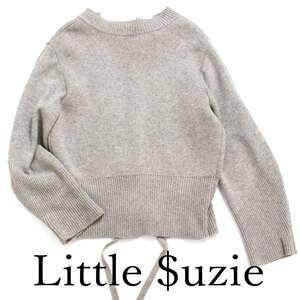 little $uzie 2way Ribbon Knit リボンニット ベージュ Is068 リトルスージー Little Suzie