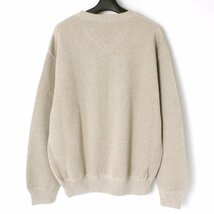 23AW【タグ付・新品・定価19,800円】crepuscule Moss Stitch V/N 鹿の子Vネックプルオーバー size1 BEIGE 2303-001 クレプスキュール_画像4