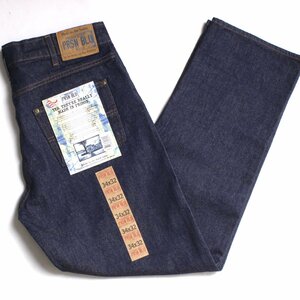 【新品】PRISON BLUES 103 RELAXED FIT 5POCKET JEANS W34 L32 RINSED BLUE プリズンブルース デニムパンツ ワンウォッシュ