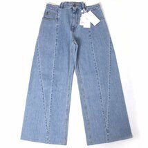 23ss【タグ付き・定価97,900円】Maison Margiela 1 WIDE DENIME size44 ブルー S51LA0128 S30617 メゾンマルジェラ ワイドデニムパンツ_画像1