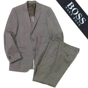 HUGO BOSS The Base2/Sharp2 セットアップ size44 ブラウン 50181286 ヒューゴボス ジャケット パンツ スーツ