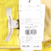 【SALE】新品 定価89,250円 MARC JACOBS ベルテッドスカート size00 イエロー マークジェイコブス_画像2
